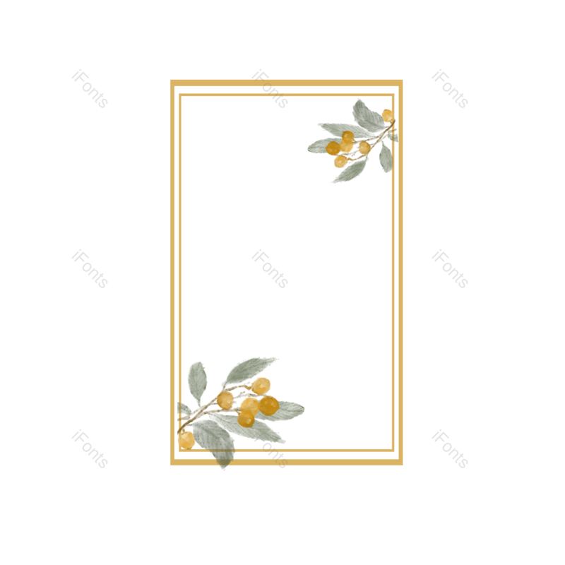 边框图片,装饰元素,中国风PNG,树枝免抠素材